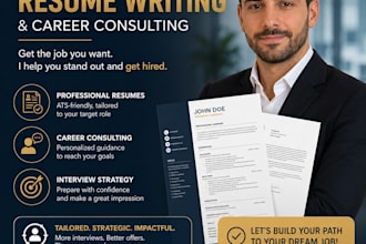 design resumes and consult you in order to take your desired job