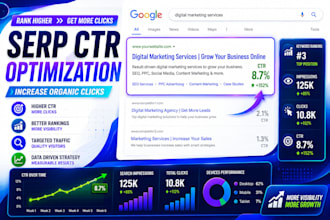 optimize serp CTR increase organic clicks and improve google ranking