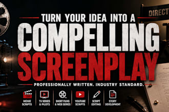 write script screenplay, film script, watching, feature film