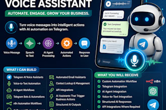 build a telegram ai voice assistant with n8n automation and ai agents