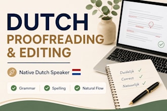 proofread and edit your dutch content