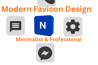 design a modern minimalist favicon for website and app