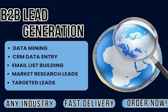 b2b lead generation, verified email, and contact list for your business