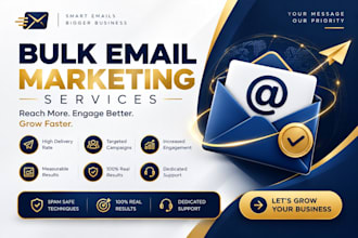 send 5m bulk email blast, blast email and email marketing campaign