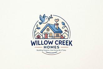 design a professional home builder logo