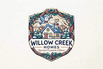 design a festive holiday special occasion logo