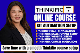 build thinkific automation convertkit setup thinkific course upload expert