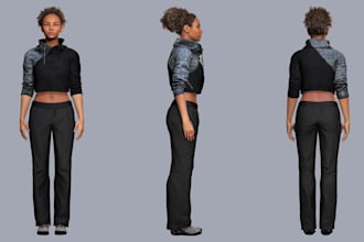create a custom 3d avatar and character for second life