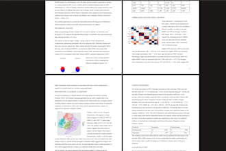 perform statistical analysis and write your methodology and results