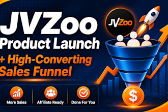 launch your digital product on jvzoo and build a high converting sales funnel