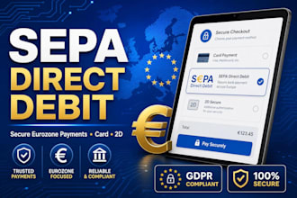 setup and integrate a secure sepa direct debit payment processor for europe
