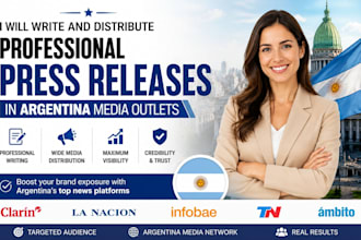 write and publish your press release on top argentina media outlet