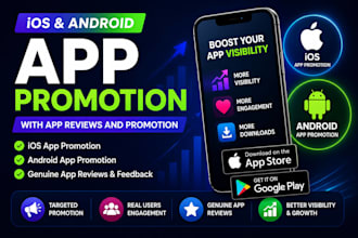 promote your IOS and android app with app reviews and promotion
