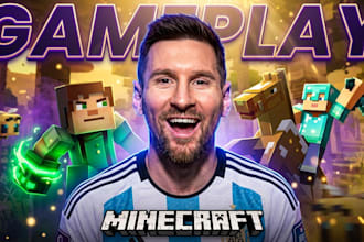 create viral minecraft, roblox and gaming thumbnails