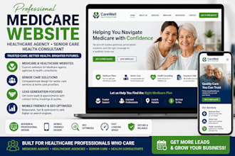 medicare website healthcare agency website senior care website healthcare agency