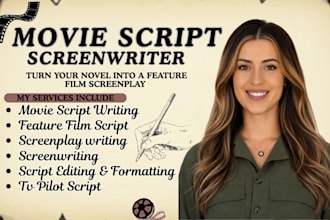 write a professional children movie script, kids screenplay, or film