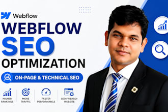 webflow SEO, onpage and technical optimization for top ranking