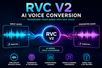 train a realistic ai voice model using rvc v2 and your audio