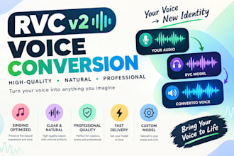 train a realistic ai voice model using rvc v2 and your audio