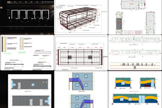 create professional porta cabin shop drawings and structural ga drawings