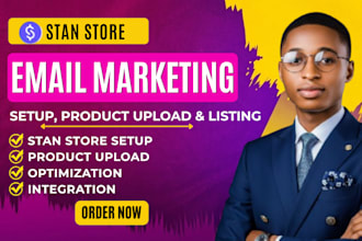 setup stan store  stan store email marketing stan store promotion product design