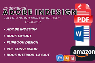 book typesetting manuscript formatting  adobe indesign kdp ebook layout design