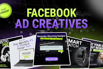 design facebook ads image, ad creatives that convert
