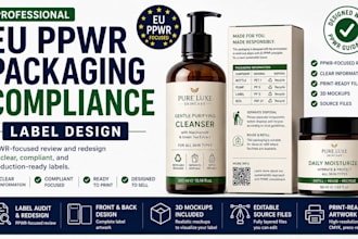 design, redesign, your product label for eu ppwr compliance
