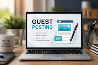 do guest post outreach and build high quality backlinks
