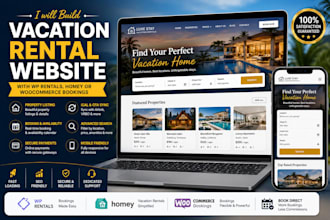 design vacation rental website with wp rentals, homey, woocommerce bookings