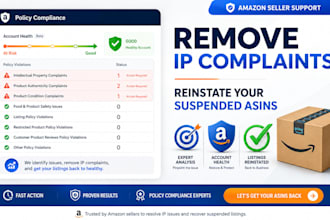 reinstate suspended amazon listing remove intellectual property violation