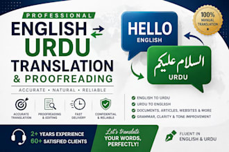 english to urdu manual translation