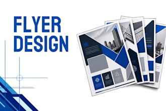 design flyers, posters and brochures in canva