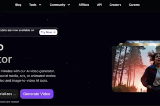 develop ai video generator, ai image generator, ai saas, ai logo website
