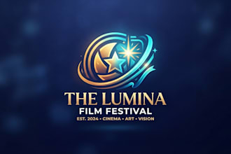 l design a creative film festival logo