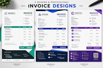 design professional custom invoices for your business
