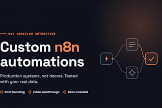 build a custom n8n automation or ai agent for your business