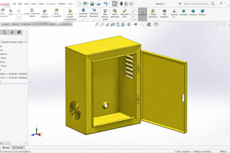 do custom pcb enclosure solidworks electronics housing for product prototyping