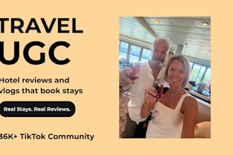 create authentic travel vlog and hotel review videos