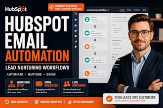 hubspot email marketing automation, lead nurturing hubspot email automation