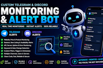 do telegram and discord alert bot, price alert, price tracker, price error bot