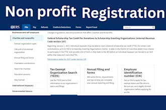 register 501c3 nonprofit, reinstate 501c3 tax exempt status