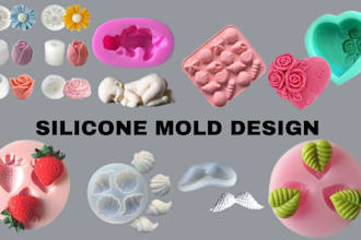 design 3d silicone mold injection mold design slip casting stl file 3d printing