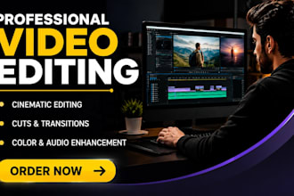 edit youtube videos for vlogs , gaming , podcasts businesses
