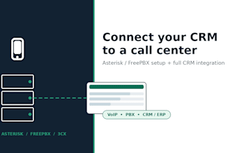 connect your CRM to an asterisk call center