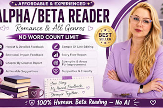 horror beta reader, beta read memoir, critique novel romance beta reader