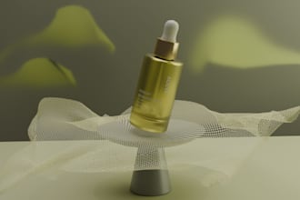 3d product rendering for cosmetic and skincare packaging