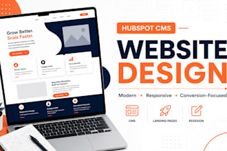 hubspot landing page, hubspot website design, cms development