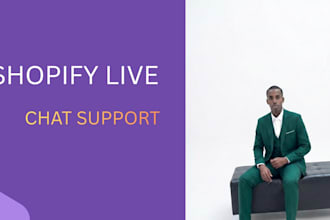 be your professional shopify live chat and email support agent