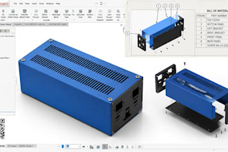 design custom sheet metal enclosure for electronics and pcb using solidworks